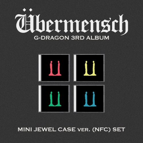 G-DRAGON  3RD ALBUM [Übermensch] MINI JEWEL ver.SET (NFC) 随机发放